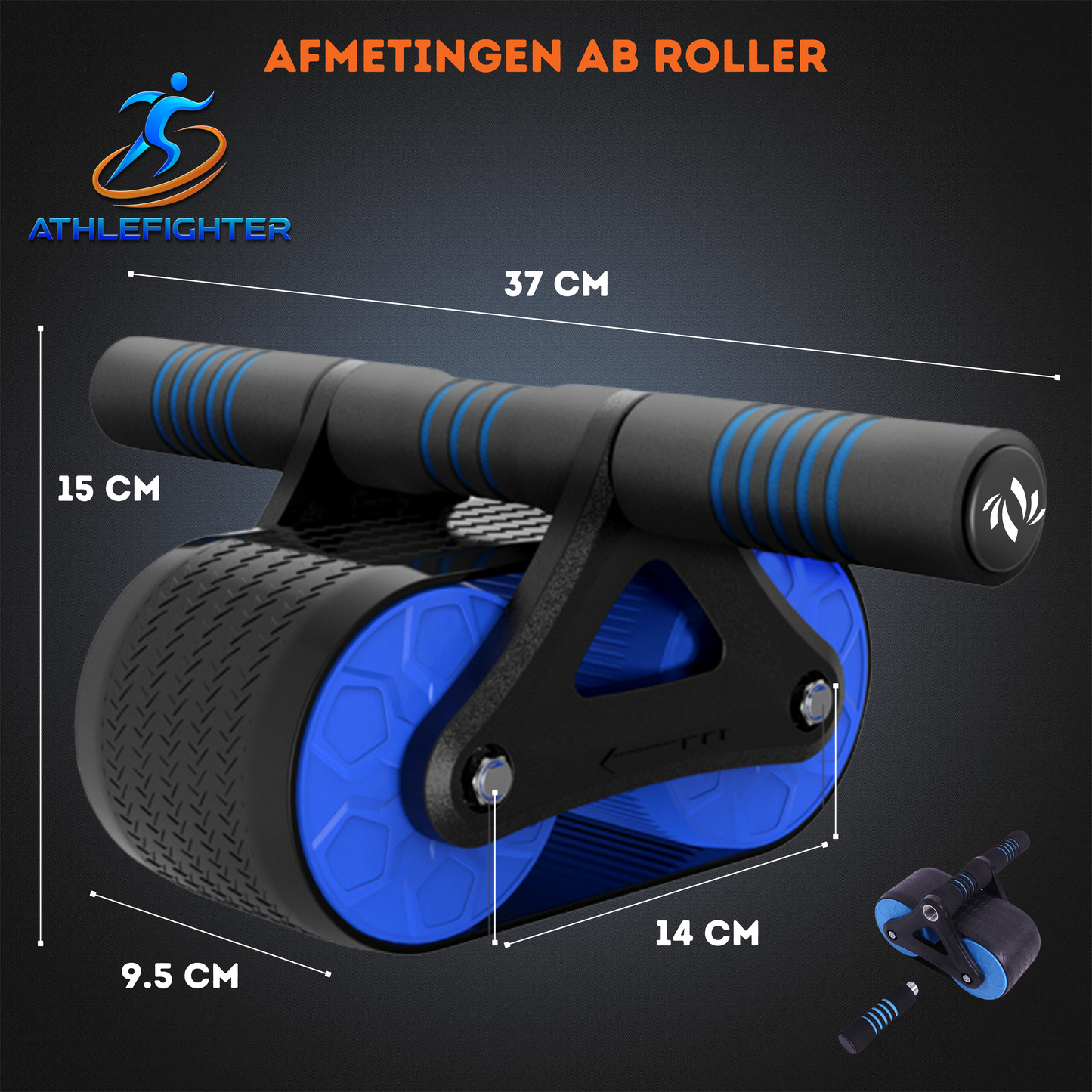 Ab wheel roller - Tweedekansje - 50% korting